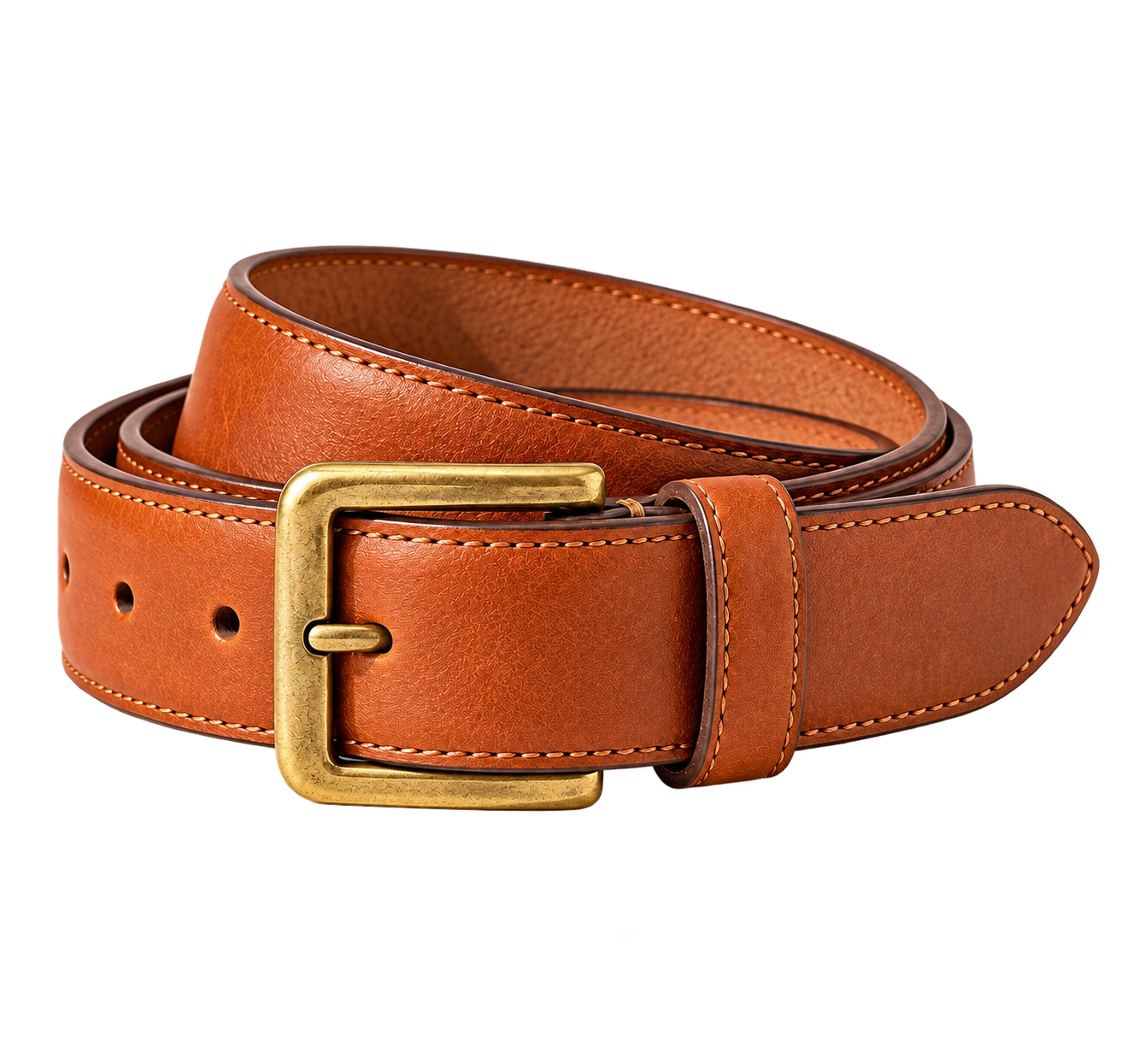 Tan leather belt